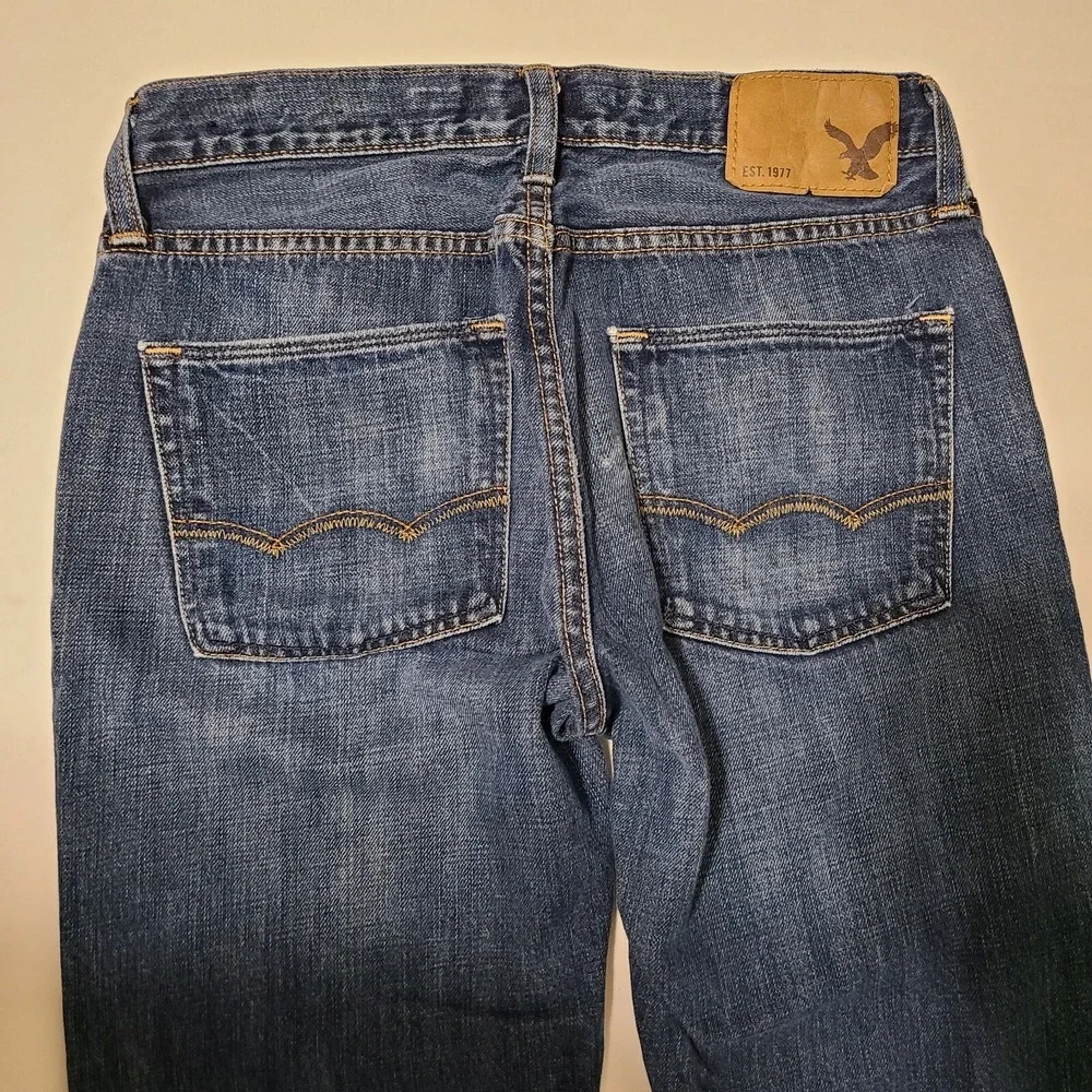 American‎ Eagle Mens 2569 Jeans Slim Straight Blue 29 x 30 Excellent Condition